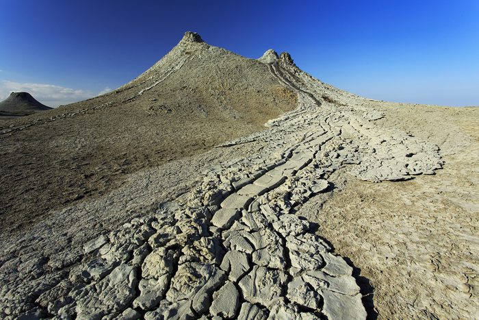 Les volcans de boue de la réserve de Gobustan en Azerbaïdjan