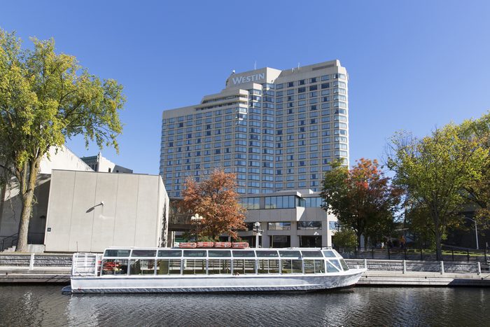 Westin, l'un des meilleurs hôtels à Ottawa pour ceux qui ont leur santé à coeur.