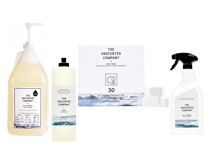 Les produits Uncented Company sont des produits nettoyants écologiques.