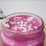 Smoothie coco-canneberge