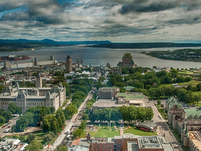 La ville de Québec est l'une des villes les plus polluées du Canada.