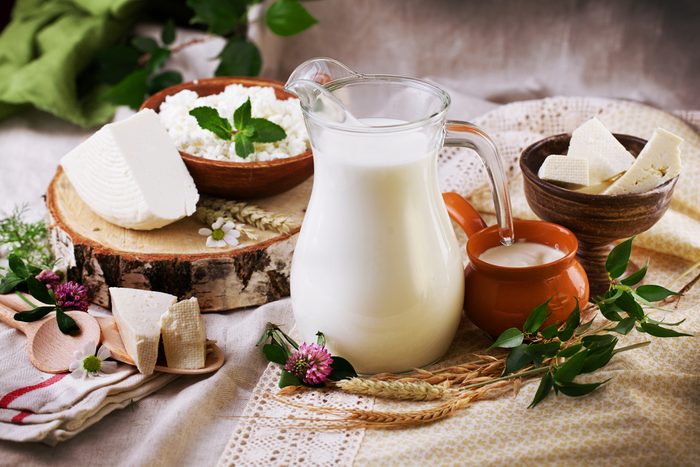 Les produits laitiers contribuent à la perte de poids. 