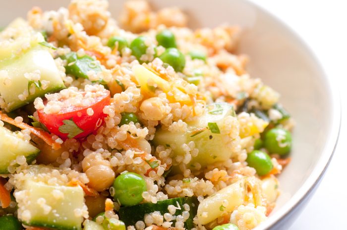 Une recette de salade de quinoa pour diabétiques