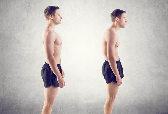 Pour maigrir avant les fêtes, améliorer votre posture.