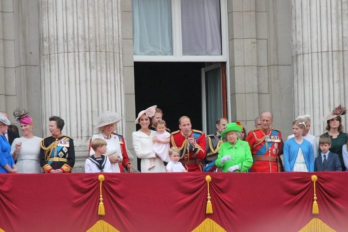 La Princesse Charlotte et la famille royale