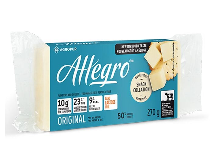 Allégro 9% fait partie des fromages du Québec à découvrir.