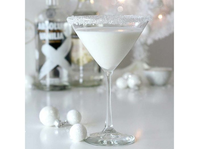 Le cocktail Martini des Neiges