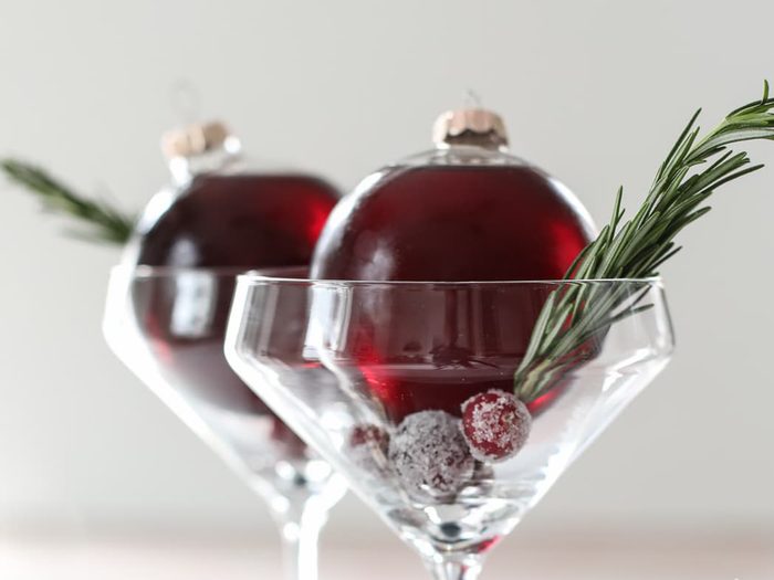 Le cocktail du temps des Fêtes: La plus jolie boule de Noël