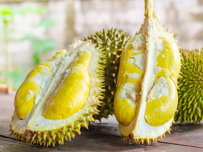 Le durian fait partie des aliments qui peuvent être mortels!