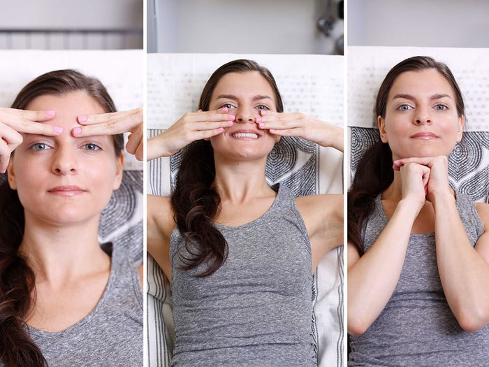 Ces exercices faciaux peuvent rajeunir votre visage.