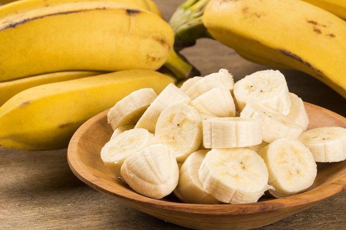  Aliments froids: pain au lait et bananes congelés