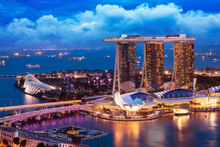 Interdiction de mâcher de la gomme à Singapour