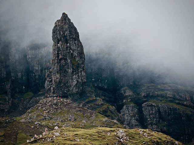 Le Vieil homme de Storr en cosse est l'une des plus belles formations rocheuses naturelles  travers le monde.