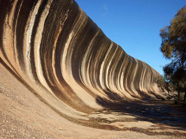 Formation rocheuse  ne pas manquer: Wave Rock.