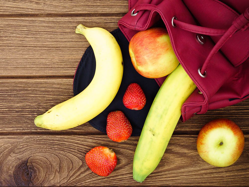Pour manger des fruits plus souvent, assurez-vous de toujours en avoir à disposition.