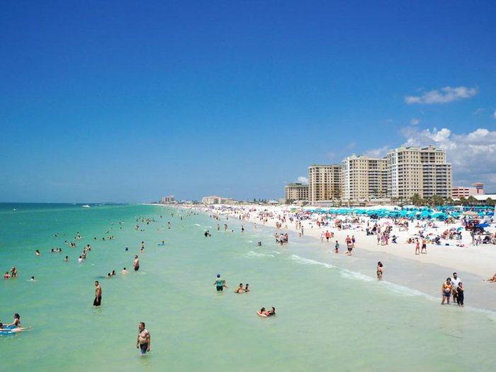 Essayez les plages de Floride.