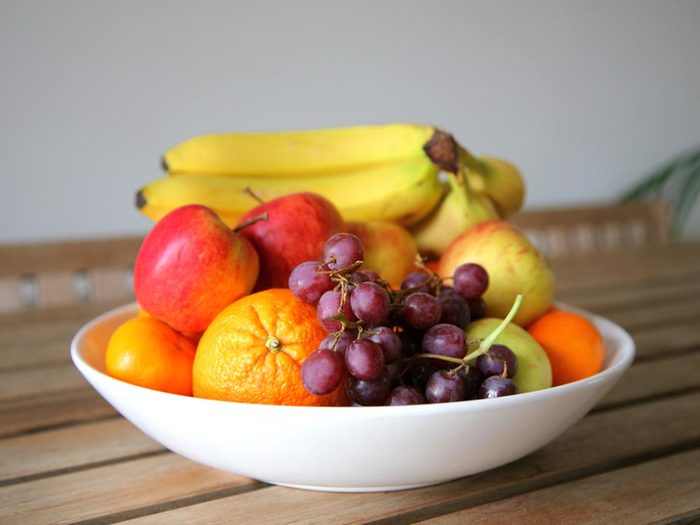 Portion alimentaire: pour moins manger, terminez le repas par un fruit.