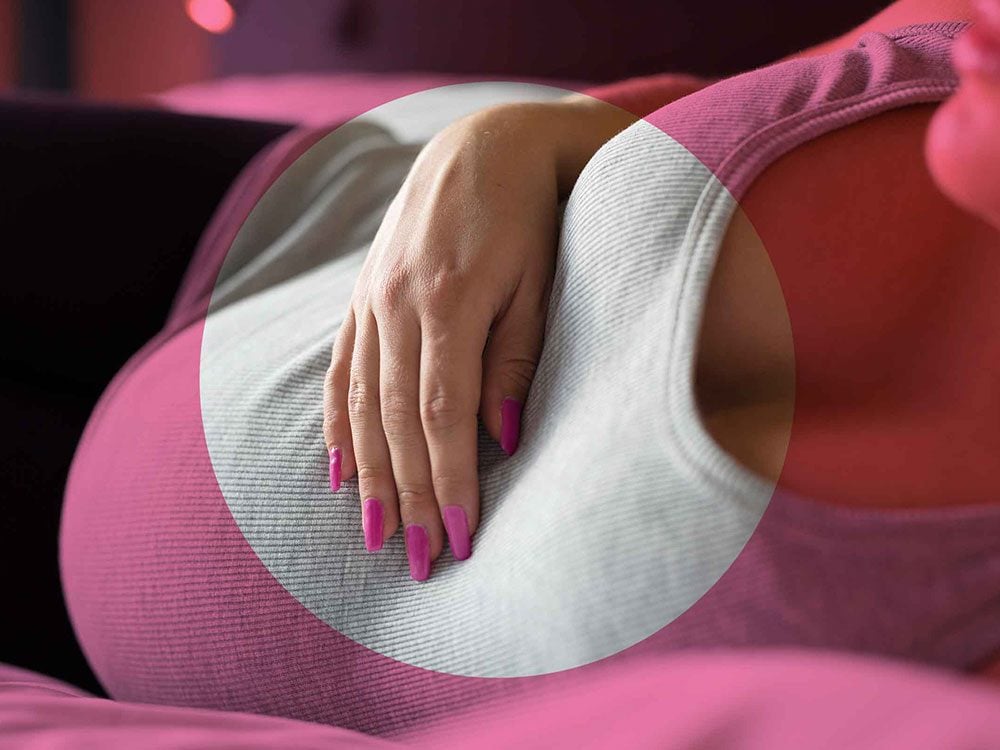 Votre douleur aux seins peut être causée par la grossesse.