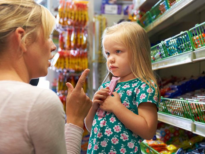 Il est inutile de s’excuser de gérer une colère d’enfant au supermarché.