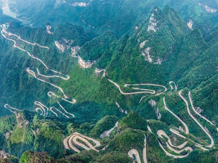 Le Tianmen Road fait partie des routes les plus dangereuses au monde.