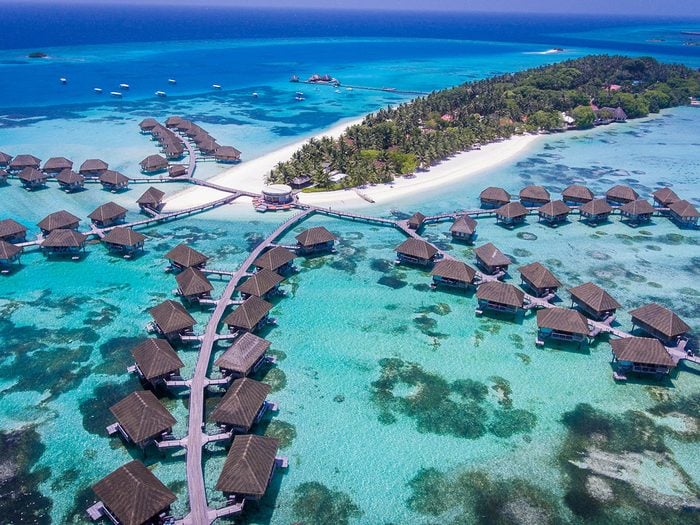 Les Îles Maldives risquent de disparaître.