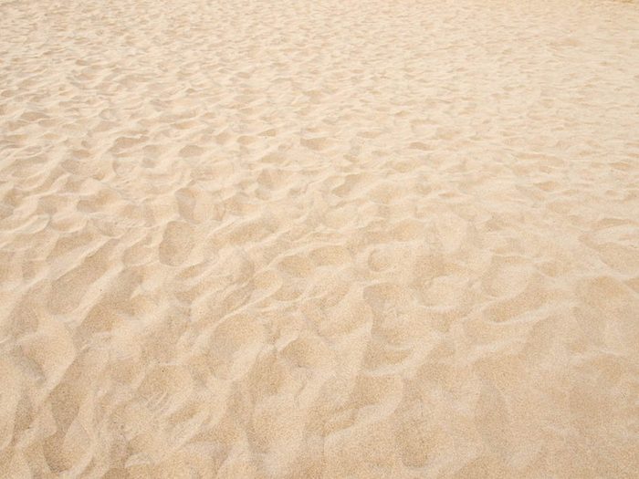 Parmi les objets volés les plus étranges, on retrouve du sable de plage.