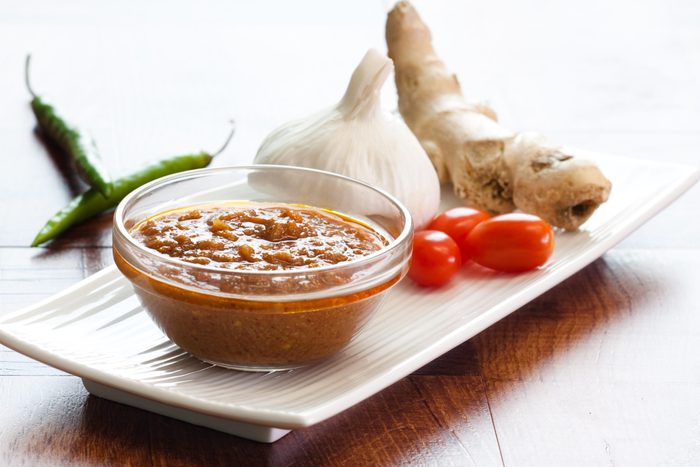Parmi les meilleurs sauces et condiments, on retrouve la sauce rogan josh.