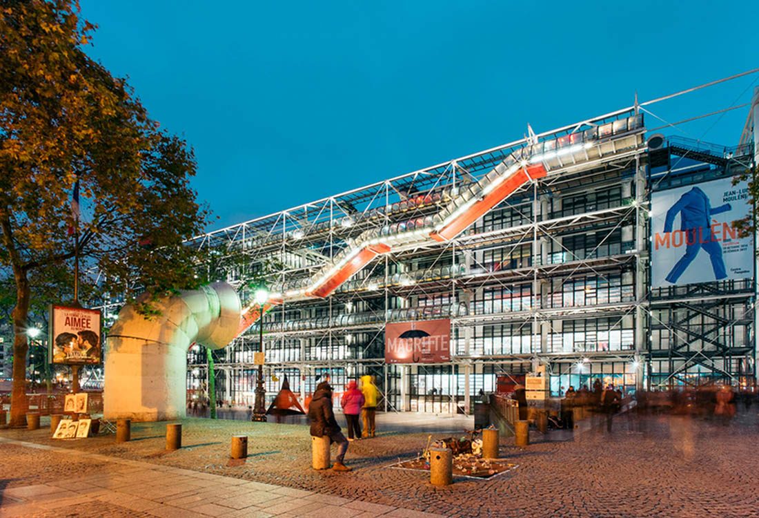 Musées du monde : Le Centre Pompidou fait partie des plus populaires.