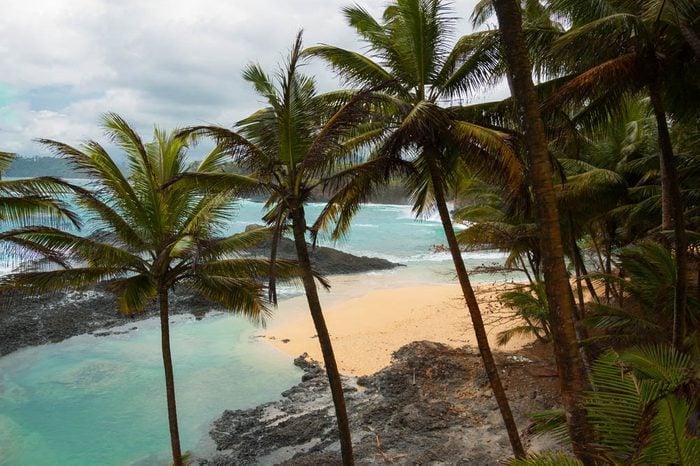 Petit pays : les deux îles de São Tomé-et-Príncipe se situent au large de la côte ouest de l’Afrique.