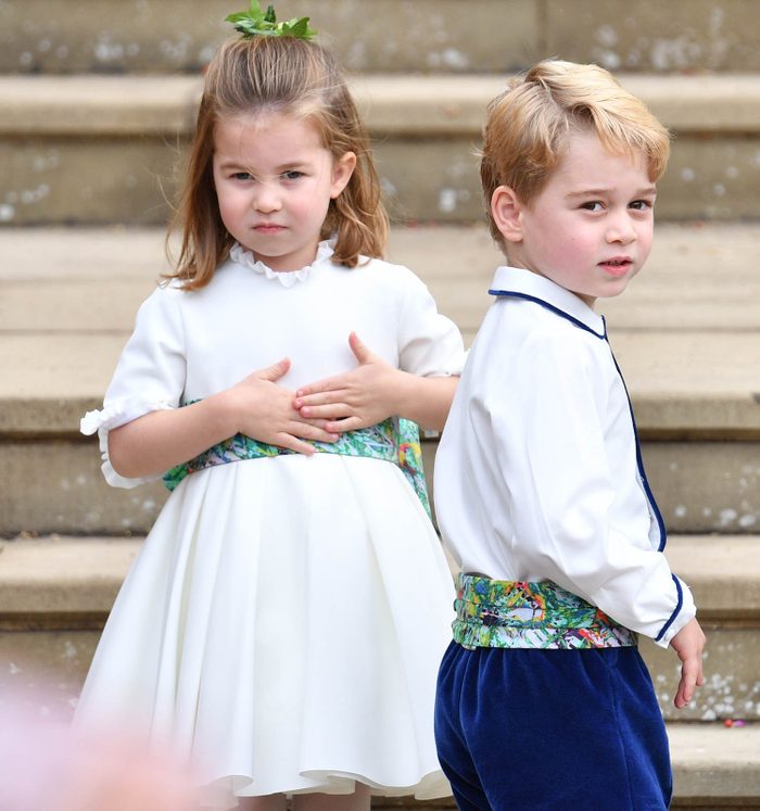 Famille royale : photo de la princesse Charlotte et le prince George.