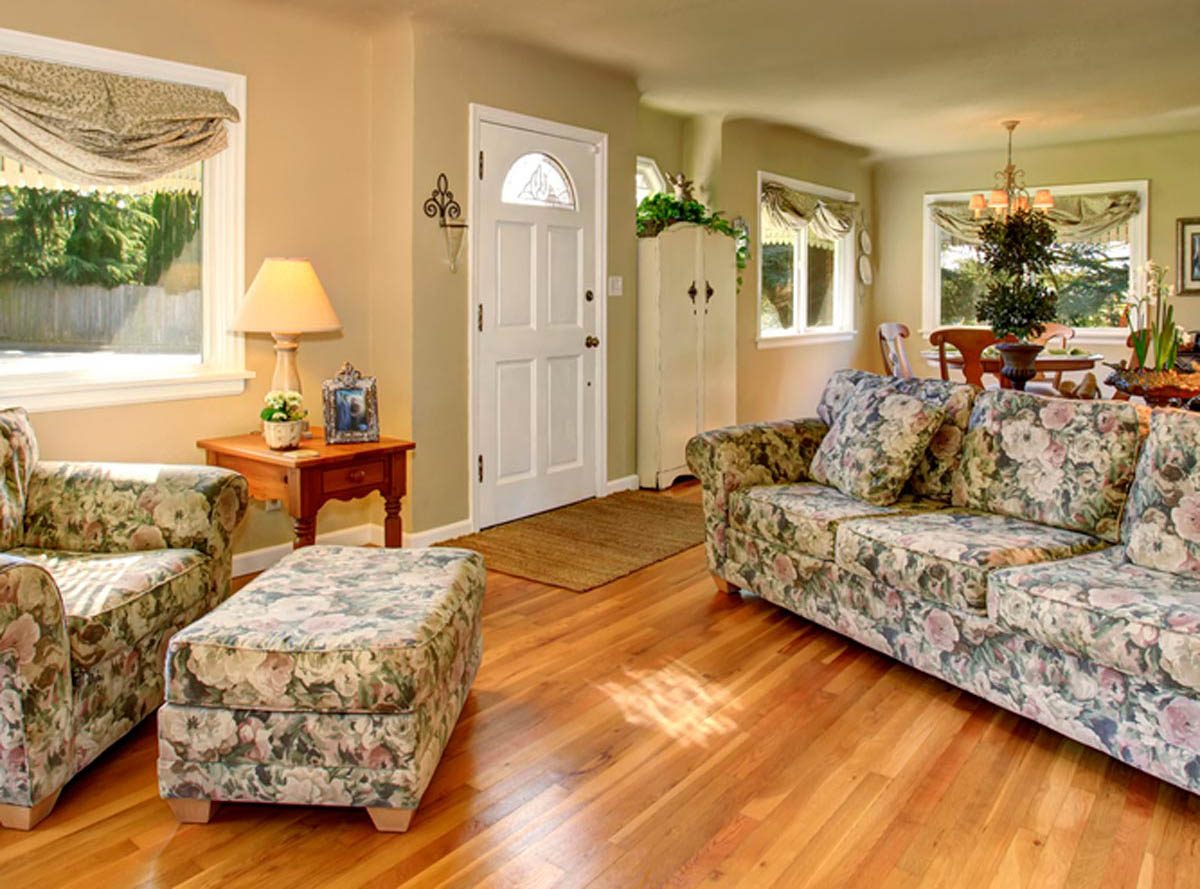 Votre maison vous fait vieillir si votre mobilier est recouvert de tissu floral.