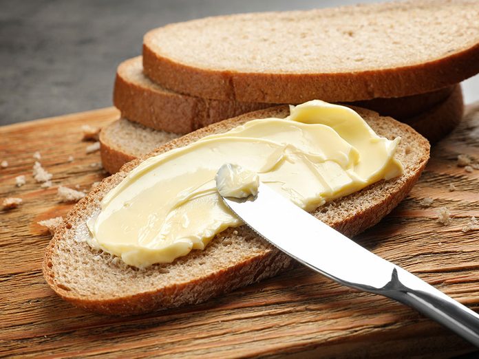 La margarine peut vous faire paraître plus vieux.