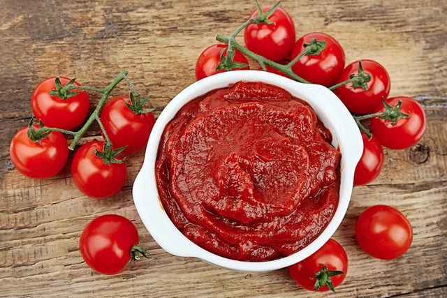 Aliments  ne jamais mettre au mlangeur : de la sauce tomate.
