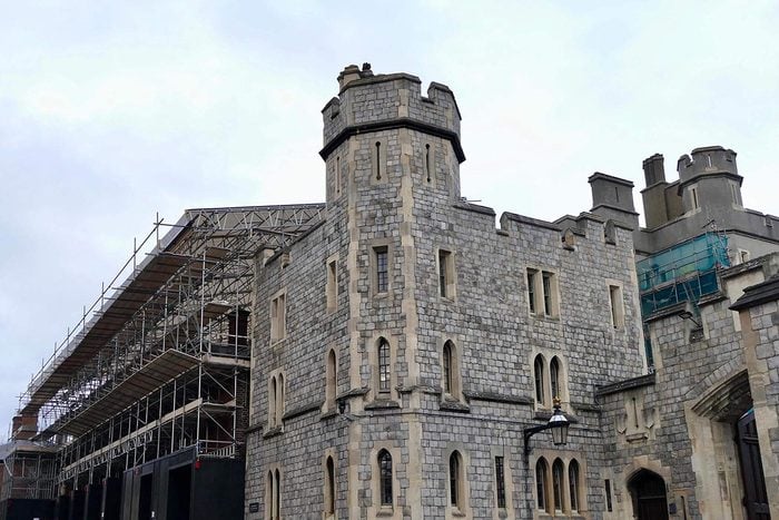 Le château de Windsor a été adapté pendant la guerre.