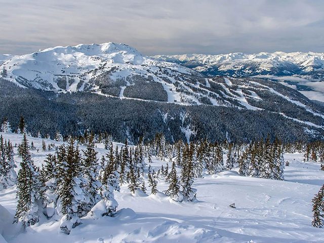 Explorez la majest de Whistler pour profiter de l'hiver au Canada.