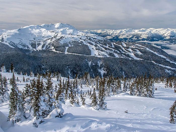 Explorez la majesté de Whistler pour profiter de l'hiver au Canada.