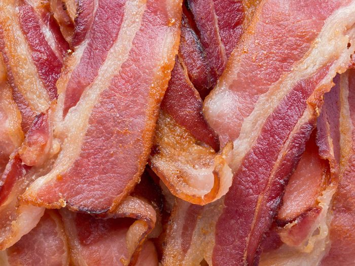 La mijoteuse ne dois jamais servir à cuire du bacon.