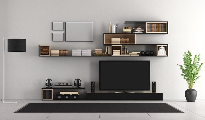 Pour une déco minimaliste, alignez vos meubles à l'horizontal.