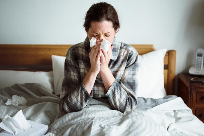 La perte d'appétit peut être la conséquence d'un rhume ou d'une grippe.