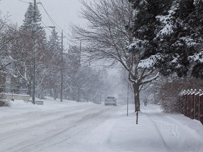 En décembre 2013 s'est déroulée l'une des pires tempêtes de neige du Québec et du Canada. 