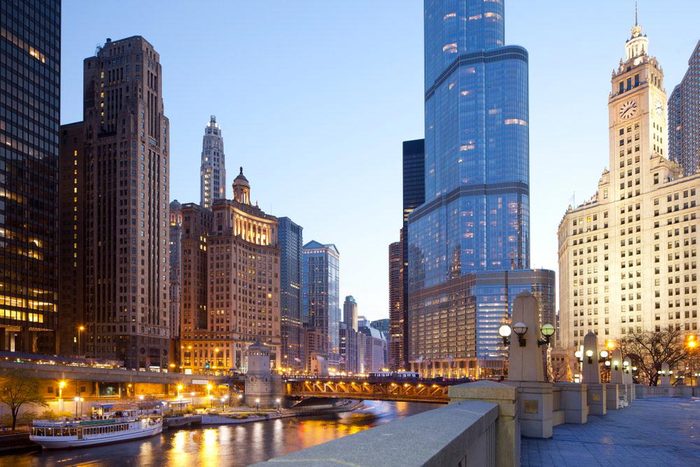 Ville américaines dont les chambres d'hôtel sont les plus chères : Chicago.