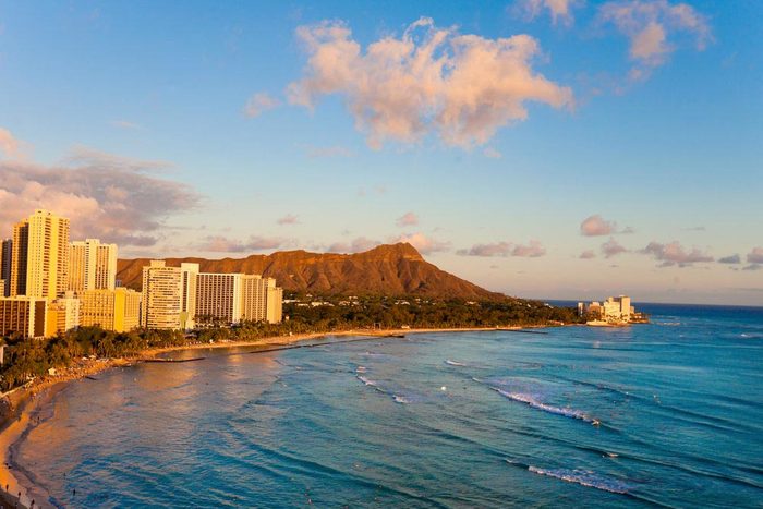 Ville américaines dont les chambres d'hôtel sont les plus chères : Honolulu.