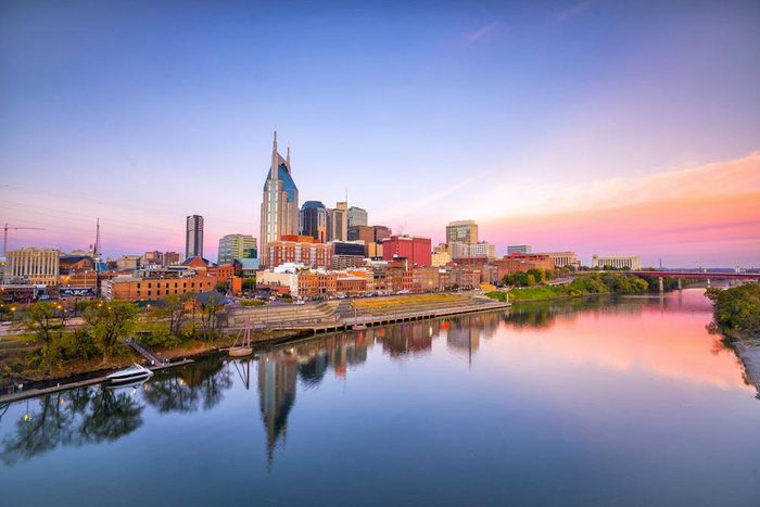 Ville américaines dont les chambres d'hôtel sont les plus chères : Nashville.