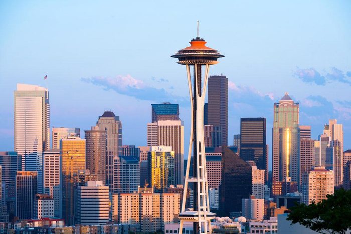 Ville américaines dont les chambres d'hôtel sont les plus chères : Seattle.