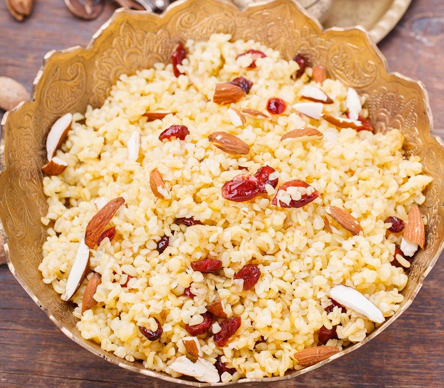 Une recette originale de quinoa, cerises et noix.