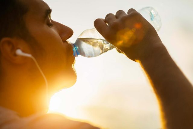La soif peut survenir aprs un effort physique.