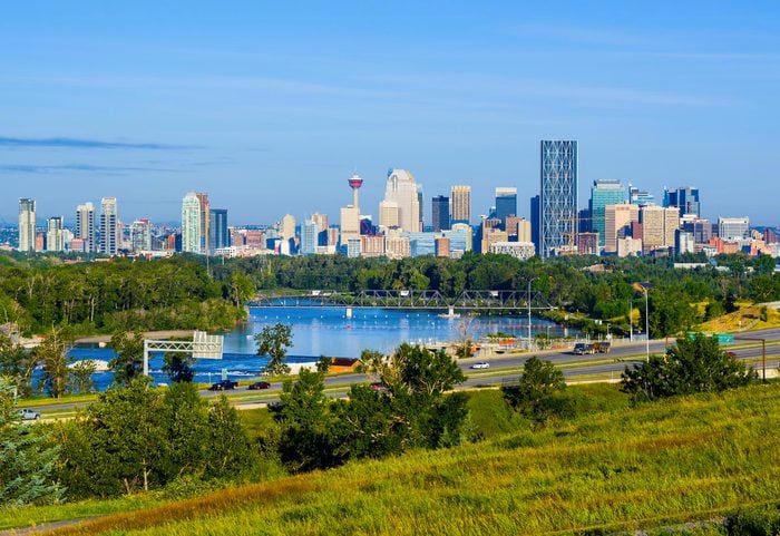 Villes les moins polluées : Calgary, Canada.