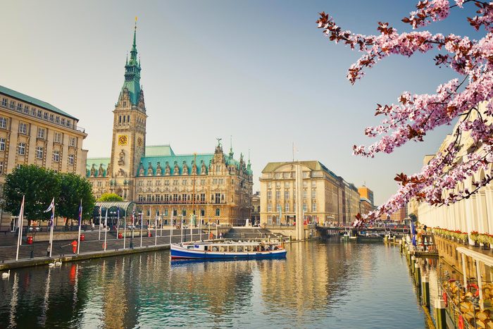 Villes les moins polluées : Hambourg, Allemagne.