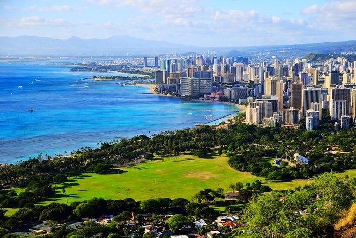Villes les moins polluées : Honolulu, Hawaï.