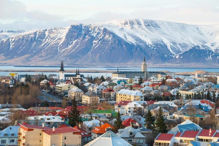 Villes les moins polluées : Reykjavík, Islande.